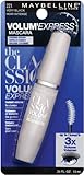 (Pack 2) Maybelline New York Volum' Express Curved Brush Washable Mascara, 221 Very Black, 0.34 Fluid Ounce