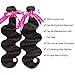 Beauty Princess Brazilian Body Wave with Closure 8a Unprocessed Brazilian Virgin Hair 3 Bundles with Middle Part Closure Natural Black Human Hair Bundles With Closure(22 24 26 with 20inch)