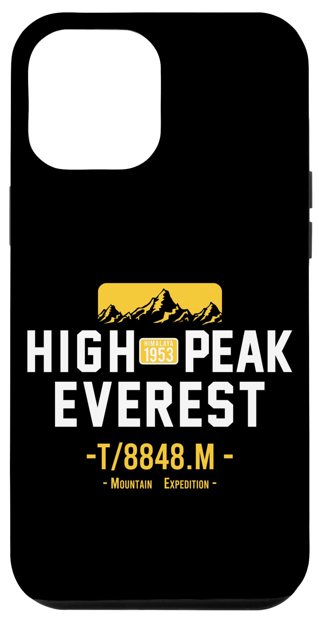 iPhone 12 Pro Max High Peak Everest Mountain Expedition Cool Hiking Outfit Case