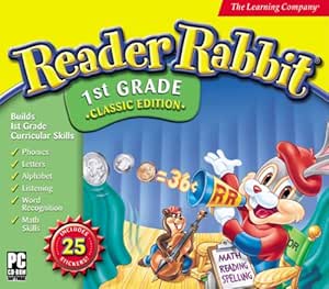 Amazon.com: Reader Rabbit 1st Grade with Stickers (Jewel Case)