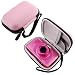 WERJIA Hard EVA Travel Case for Nikon COOLPIX A10/W100 Digital Camera (Small, Pink)