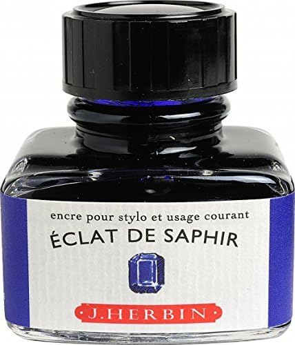 J. Herbin Fountn Pen Ink 30Ml Eclat De Saphir by J. Herbin
