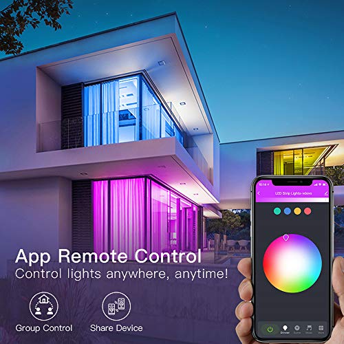 TREATLIFE Smart Led Strip Lights, 16.4ft Color Changing WiFi RGB Led Lights TV Backlight, Compatible with Alexa, Google… - Image 3