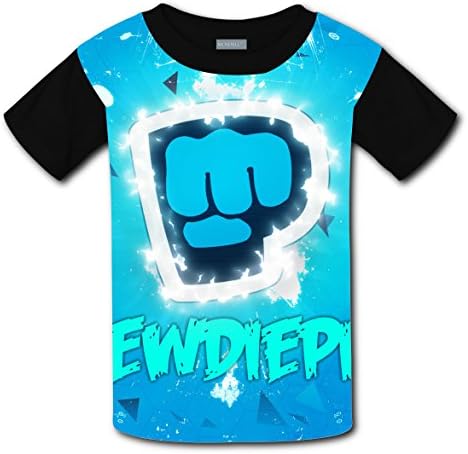 PDP Logo Unisex T Shirt Short Sleeve 3D Sports Tee Shirts For Kids XL