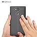 Cocomii Ultimate Armor Sony Xperia L2 Case, Slim Thin Glossy Soft Flexible TPU Silicone Rubber Gel Luxury Leather Pattern Fashion Phone Case Bumper Cover for Sony Xperia L2 (Black)