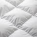 Egyptian Bedding Luxurious 1200 Thread Count Goose Down Comforter, 1200TC - 100% Egyptian Cotton Cover, 750 Fill Power, 50 Oz Fill Weight, White Color (California King)