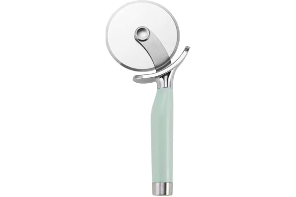 KitchenAid - Classic Pizza Cutter, Sharp Blade for Cutting Through Crusts, Pies and More, Built in Finger Guard for Safety an