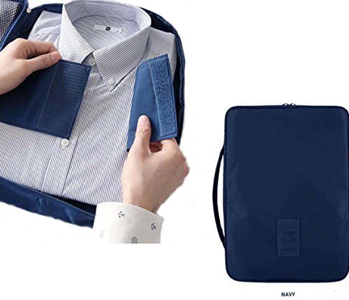 Multi-function Shirt Packing Organizer Travel Tie Storage Luggage waterproof Bag for Men - Thumbnail 3