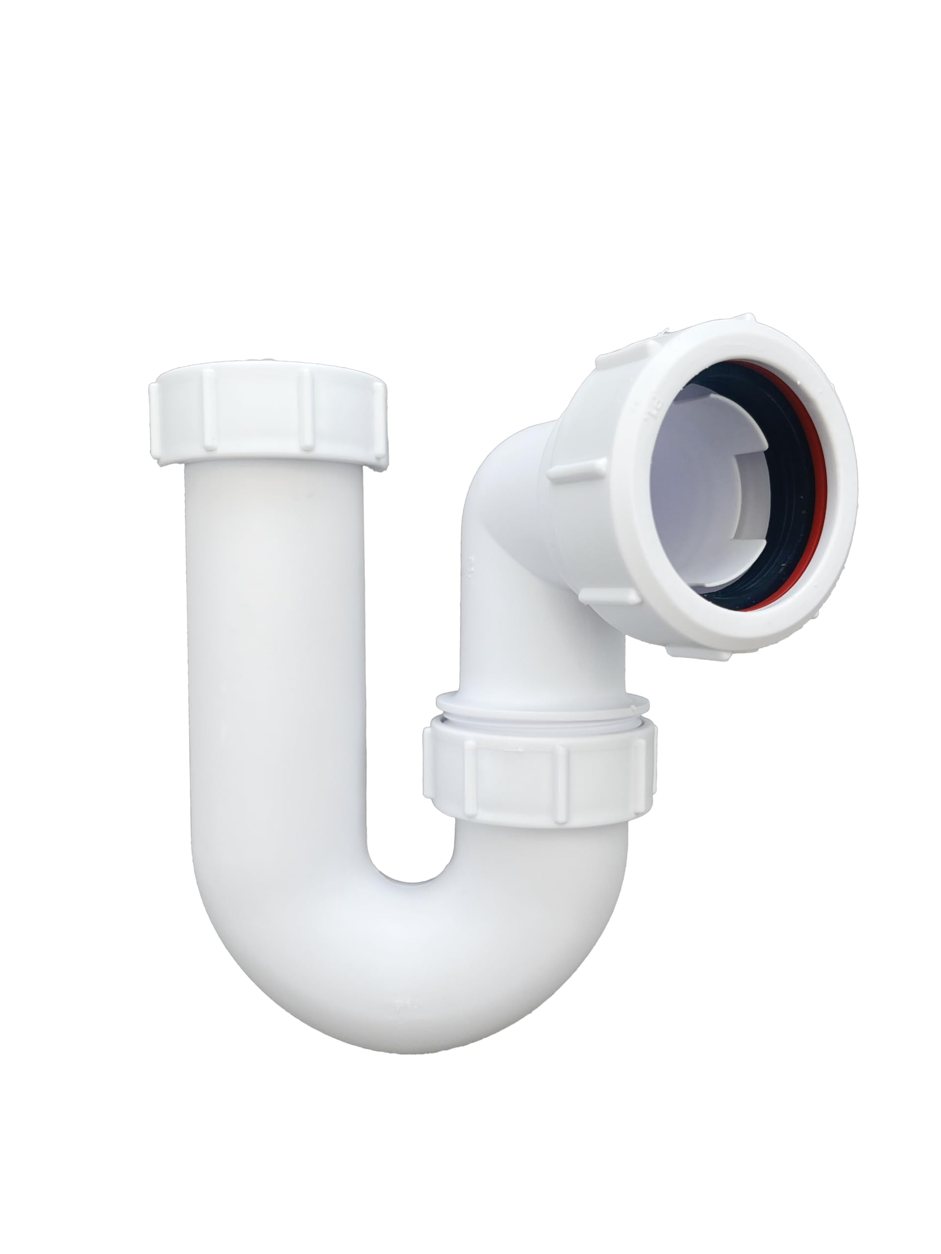 Multi-fit Swivel P Trap 40mm (1.1/2'') Sink Waste Pipe Trap, BS EN 274-1:2002 Compliant. with EPDM Sealing Washer and 75mm Seal. Basin Trap, Ideal for Effective Kitchen Sink Trap Solutions
