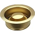 Akicon Kitchen Sink Brass Gold Finish Garbage Disposal Flange Stopper, One Size Disposal Rim, Fit 3-1/2 Inch Standard Sink Drain Hole