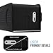 MoKo Carrying Case for Bose SoundLink Mini / Mini 2, Portable Speaker Cover PU Leather Protective Bag Sleeve Skins, with Holding Strap & Carabiner, BLACK