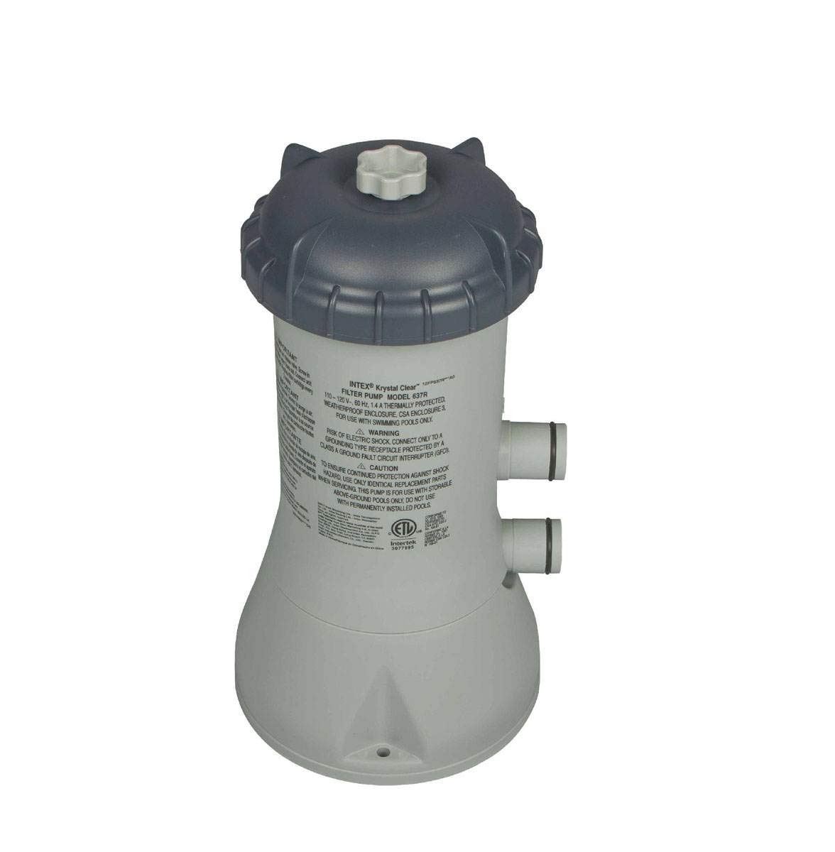 Intex Krystal Clear 1000 GPH Filter Pump & 15000 Gal Saltwater