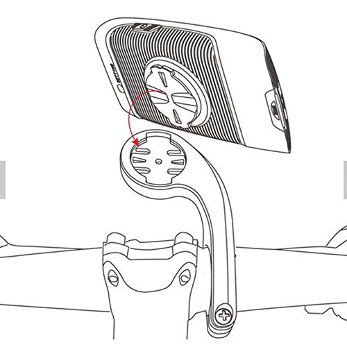 Meilan Garmin Computer Mount Holder Bike Speedometer Holder Extender Bicycle Holders Stand for Sigma, Komoot, Ibex core Odometer - Thumbnail 4