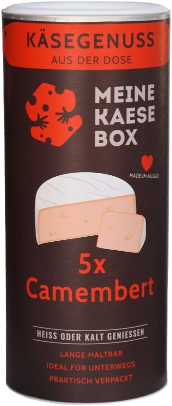 MeineKäsebox Brie - Caja para Queso (5 x 125 g): Amazon.es: Hogar