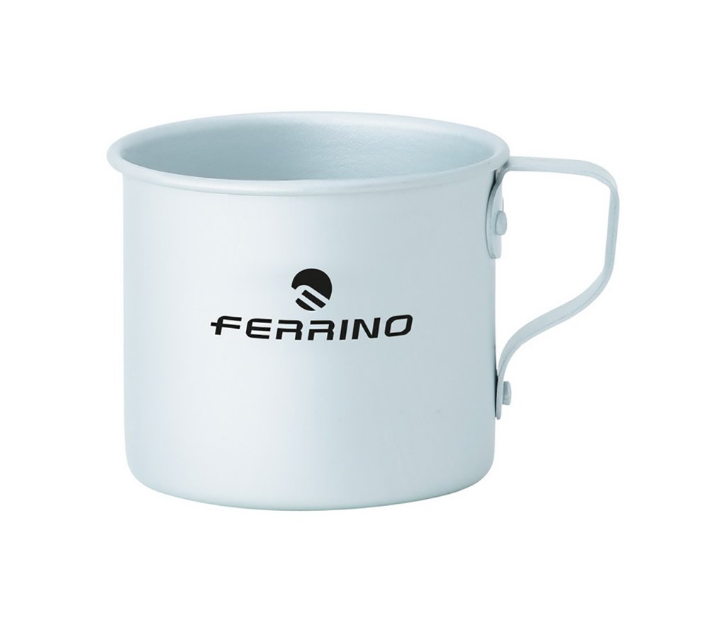 Ferrino, Aluminium Mug, 8 cm, Grey, 8 cm