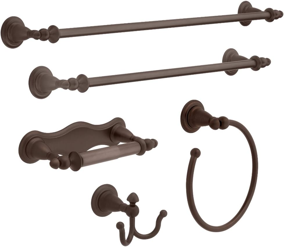 Delta Faucet 75046RB Victorian Towel Ring, SpotShield Venetian Bronze - Faucet O Rings - 