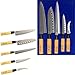 Goldsun Stainless Steel Acier Inox Rostfrei 5 Piece Sashimi Asain Knives