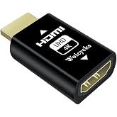 4K HDMI EDID Emulator Passthrough Adapter,Bidirectional mutual conversion | for Extender/KVM Switch/AV Receiver/Video Splitters Support 3840x2160@60HZ,1080@60/120HZ(1 pack)