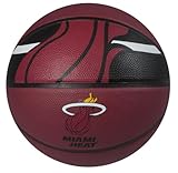Spalding NBA Miami Heat Courtside Rubber Basketball