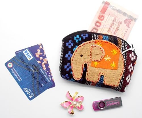 NEW HANDY HOBO HIPPIE STYLE FABRIC BAG BEAUTY ELEPHANT PATTERN PURSUE MONEY FROM THAILAND