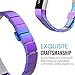 MoKo Fitbit Alta HR and Alta Band, Stainless Steel Replacement Smart Watch Wrist Strap Bracelet with Butterfly Buckle Clasp for Fitbit Alta / Fitbit Alta HR, Fits 5.11