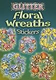 Glitter Floral Wreaths Stickers by