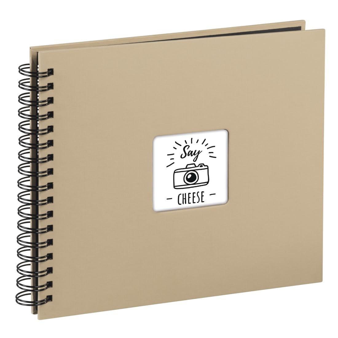 Hama 113681 Fine Art Photo Album | 28 x 24 cm 50 Beige w/Black Pages