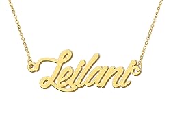 Aoloshow 18k Gold Plated Leilani Name Charm