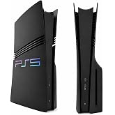 FormlessEmpire Pro Plates and Cover Plates for PS5 Pro Disc Edition Console with Disc Drive, Black Replacement Faceplate Side Panels