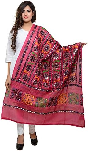 Banjara IndiaWomen's Cotton Stoles & Dupattas Kutchi Bharchak Free Size