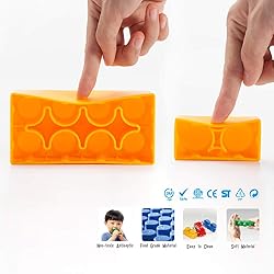 UNiPLAY Mix Soft Building Blocks - 34-Piece Set for