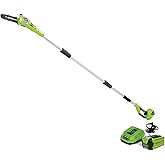 Greenworks 40V 8" Pole Saw, 2.0Ah Battery (Gen 1)