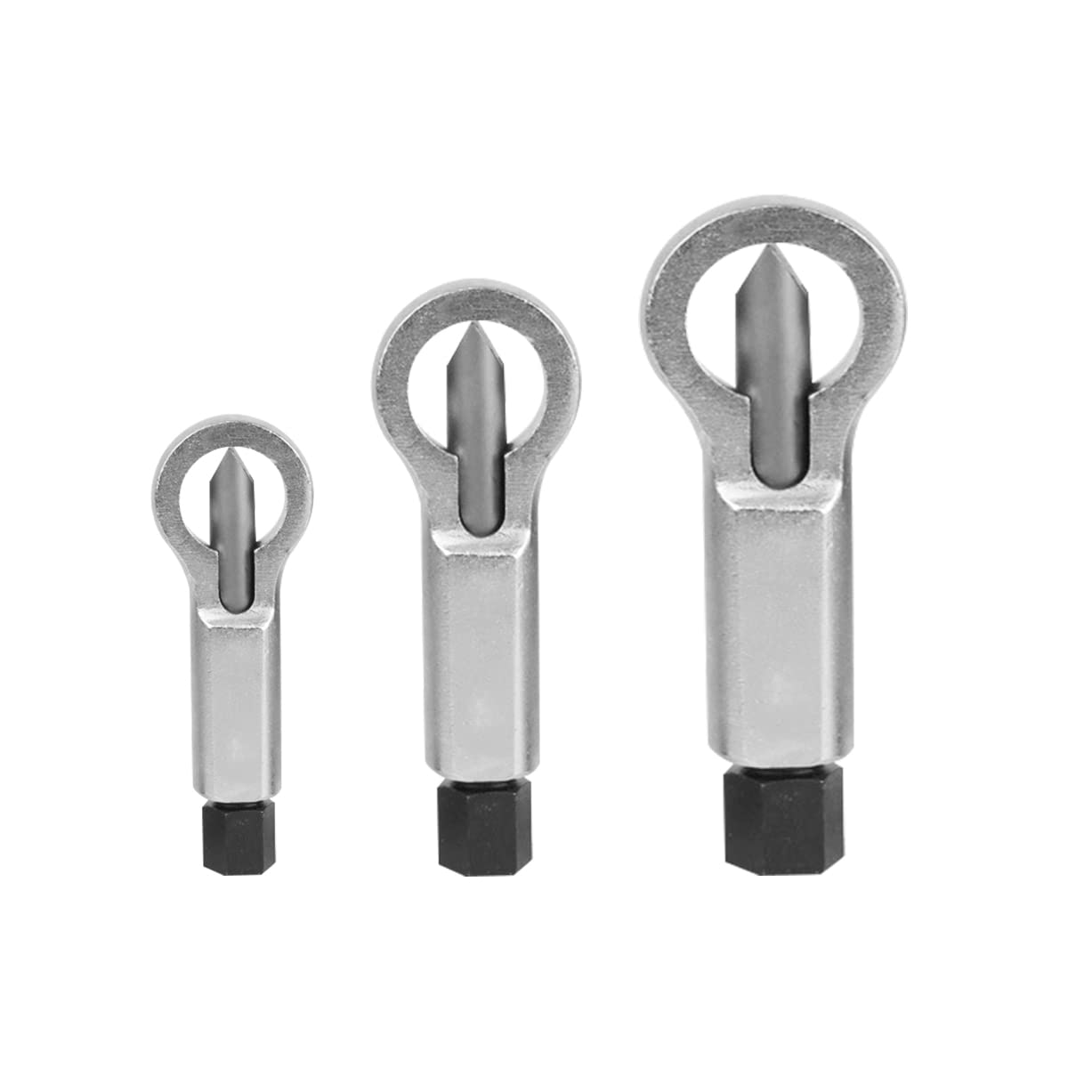 WANGCL 3PCS Nut Splitter Breaker Extractor Remover Tool Remove Cutter Tool for for Remover Damaged Nut 9-12mm/12-16mm/16-22mm
