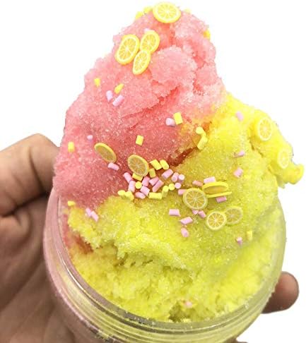 JYS Beautiful Fruits Mix Color Cloud Slime Putty Scented Stress Kids Clay Toy 2Oz None Sticky Wonderful Slime Toy for Both Boys and Girls. (Yellow)