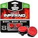 KontrolFreek FPS Freek Inferno for Xbox One Controller | Performance Thumbsticks | 2 High-Rise Concave | Red primary