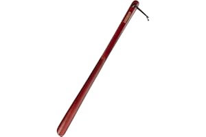 Luxdecor Long Handled Wooden Shoehorns-15in/24in/31.5in Wooden Long Handle Shoe Horn for Seinors Men Boot Jack Shoe Helper