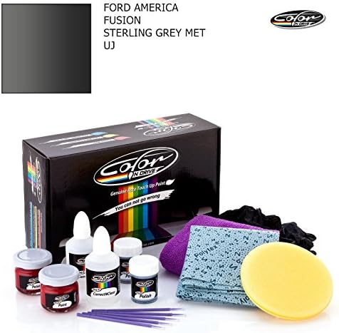 FORD AMERICA FUSION / STERLING GREY MET - UJ / COLOR N DRIVE TOUCH UP PAINT SYSTEM FOR PAINT CHIPS AND SCRATCHES / PLUS PACK