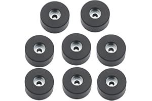 BLOLACDZ （8PCS）192310GS Air Compressor Rubber Feet Foot Mount Compatible for Coleman Powermate Sanborn 094-0026 E106661, Many Compressors, Generators, Pressure Washers Anti Vibration Foot Pad