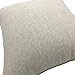 YOUR SMILE Solid Color Grey Jean Decorative Throw Pillow Case Cushion Cover Pillowcase for Sofa 18 x 18 Inch, Set of 4