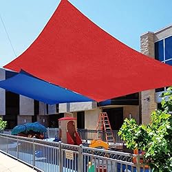 SunnyRoyal Sun Shade Sail 8'x16' Rectangle Canopy