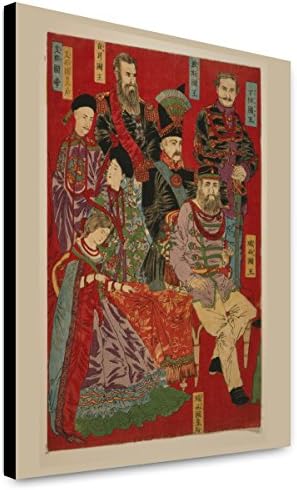 ClassicPix Canvas Print 12x15: Seijo Kakkoku Shaga Teio Kagami, 1879