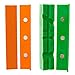 GarMills Vise Soft Jaw Pads 2 Pack Universal Magnetic Non Marring Multi-Purpose Vice Covers Protectors 1 Multi-Grooved and I standard Set 6 inch (155mm)