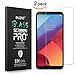 [2 Pack] LG G6 Screen Protector, Anti-Scratch Anti-Fingerprint Bubble Free Tempered Glass Film with Lifetime Replacement Warranty
