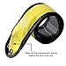 Techion 2 Pack LED Slap Armband/LED Snap on Bracelet with High Visibility for Cycling/Biking/Walking/Jogging/Running Gear (Yellow)