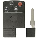 Keyless2Go Replacement 4 Button Shell Case for Select Mazda BGBX1T458SKE11A01