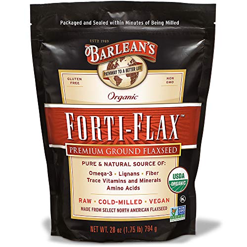 Barlean's Organic Oils Forti-Flax Flaxseed Supplements, 28 Ounce (Best Ground Flaxseed Brand)