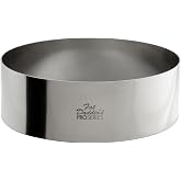 Fat Daddio's Stainless Steel Round Cake & Pastry Ring, 6 x 2 Inch