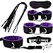 Escolourful Bondige Gear Set Amal Plug Necklace Handcuffs Whip Vibrant Amal Bread Toy Set for Couples Coseplay Game, 11PCSthumb 1