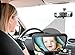 Back Seat Baby Mirror For Car - Rear View Mirror to See Babies and Children - Fits All Car Seats