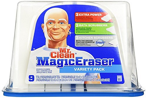 Mr. Clean Magic Eraser, Variety Pack- 9 Pads Mr. Clean Magic Eraser, Variety Pack- 9 Pads